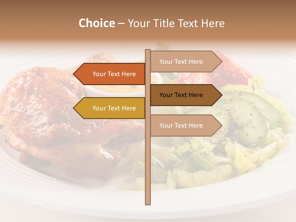 Drumstick Chicken Supper PowerPoint Template