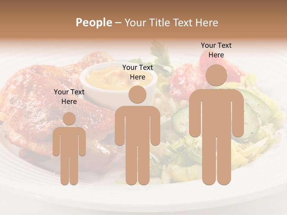 Drumstick Chicken Supper PowerPoint Template