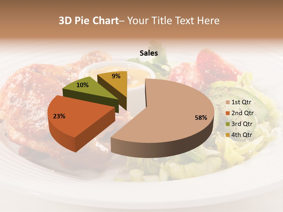 Drumstick Chicken Supper PowerPoint Template