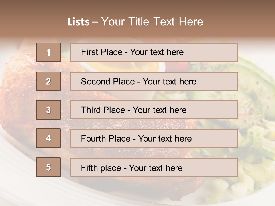 Roast Roasted Dining PowerPoint Template