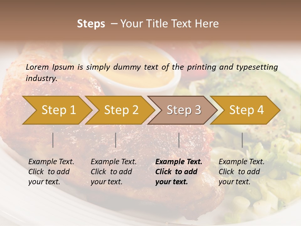 Roast Roasted Dining PowerPoint Template