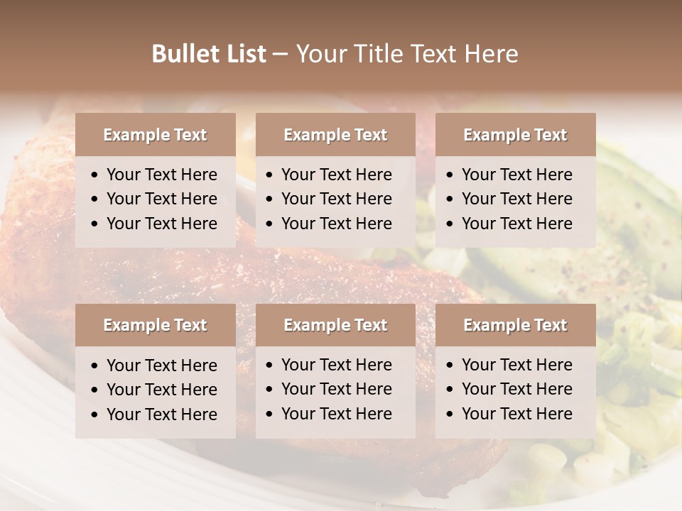 Roast Roasted Dining PowerPoint Template
