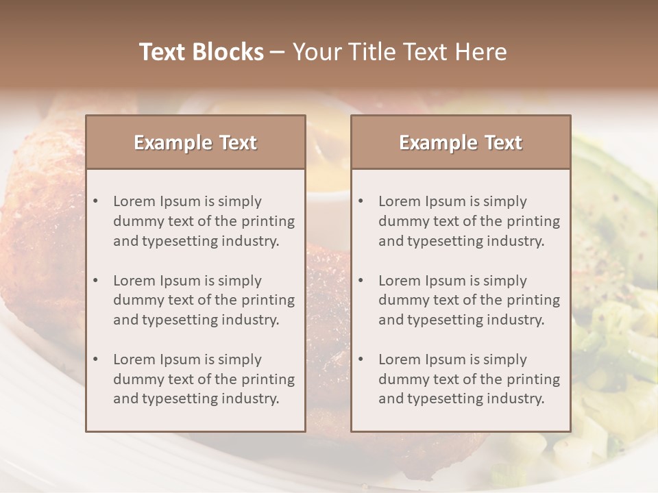 Roast Roasted Dining PowerPoint Template