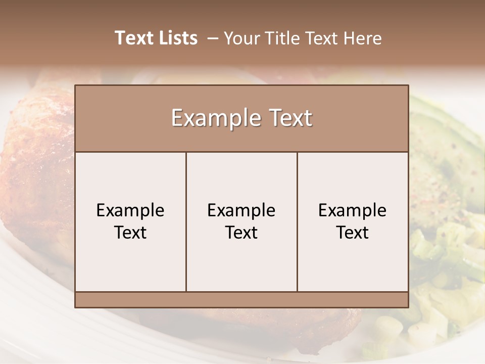 Roast Roasted Dining PowerPoint Template
