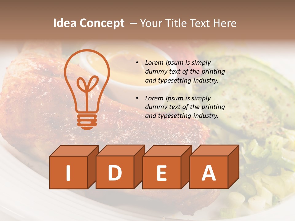 Roast Roasted Dining PowerPoint Template