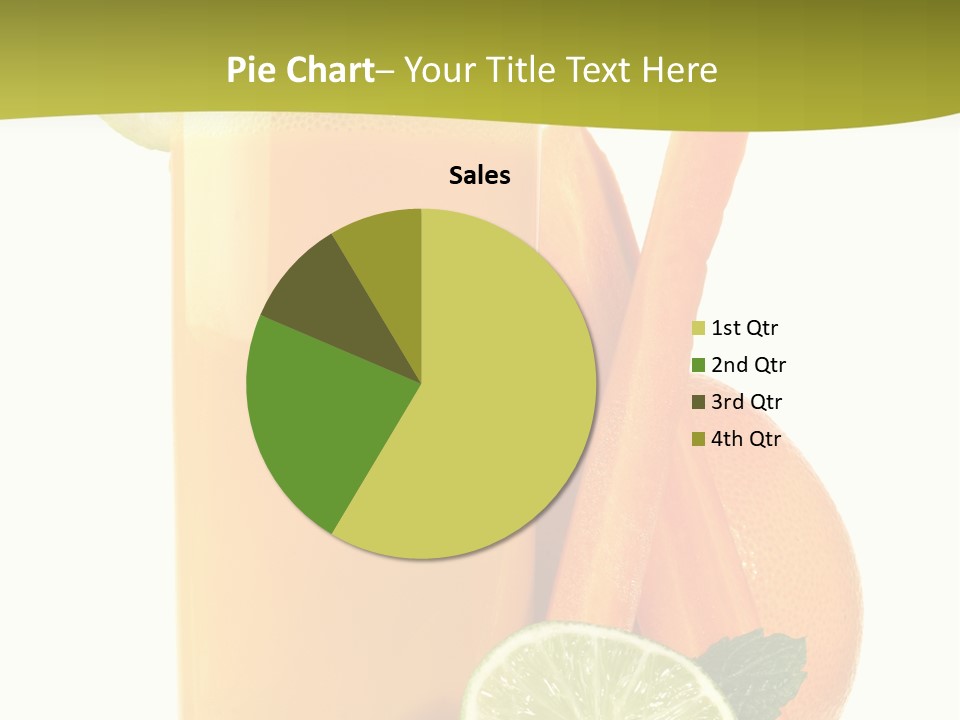 Carrot Crystal Drink PowerPoint Template