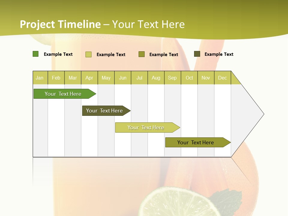 Carrot Crystal Drink PowerPoint Template