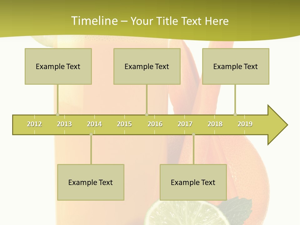 Carrot Crystal Drink PowerPoint Template