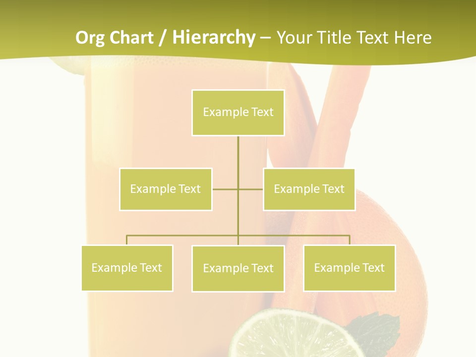 Carrot Crystal Drink PowerPoint Template