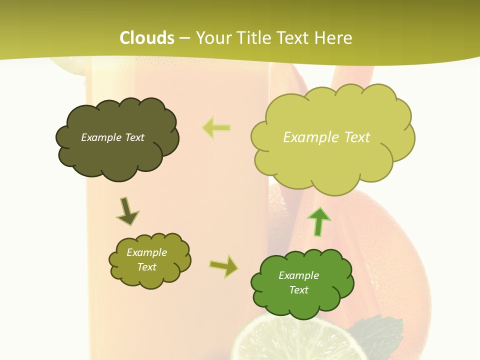 Carrot Crystal Drink PowerPoint Template