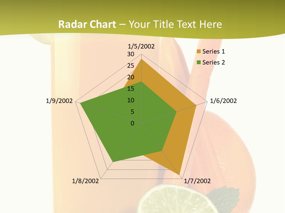 Carrot Crystal Drink PowerPoint Template