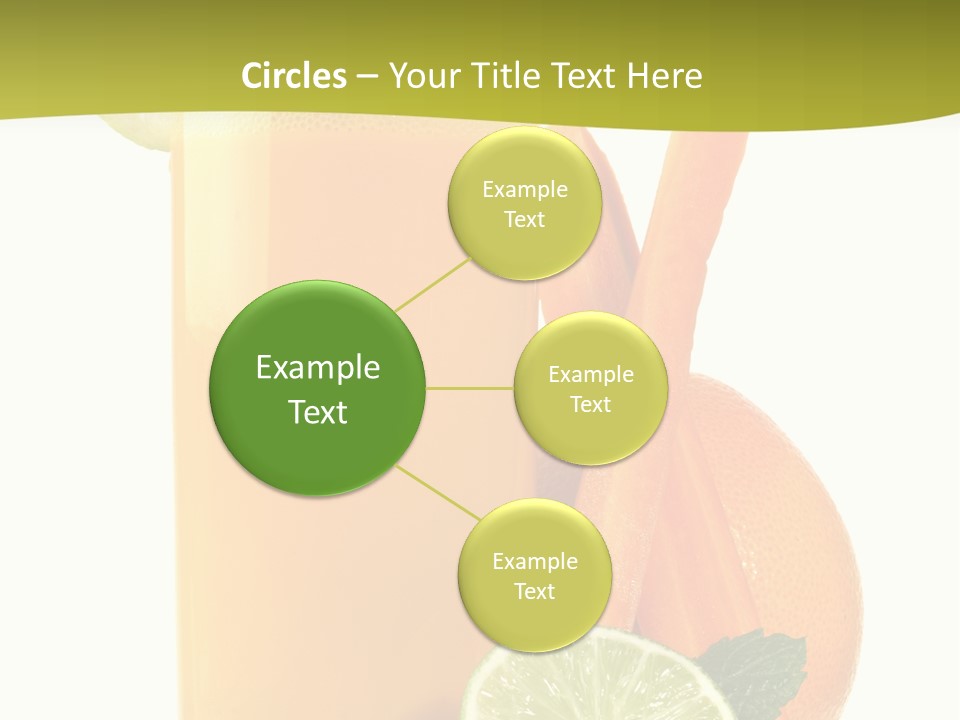 Carrot Crystal Drink PowerPoint Template