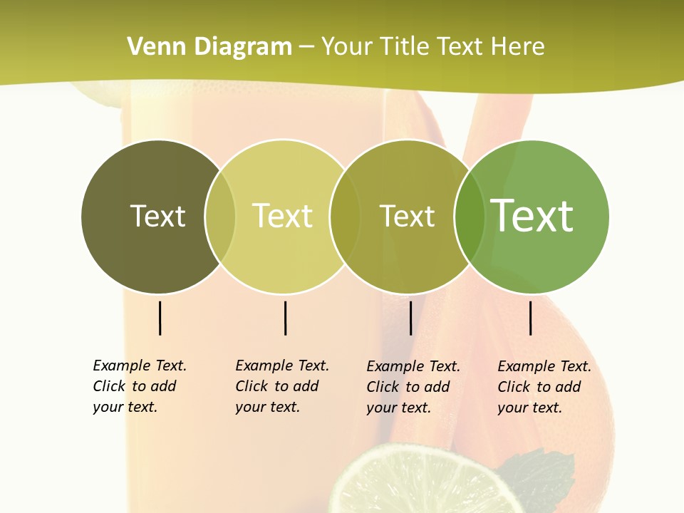 Carrot Crystal Drink PowerPoint Template