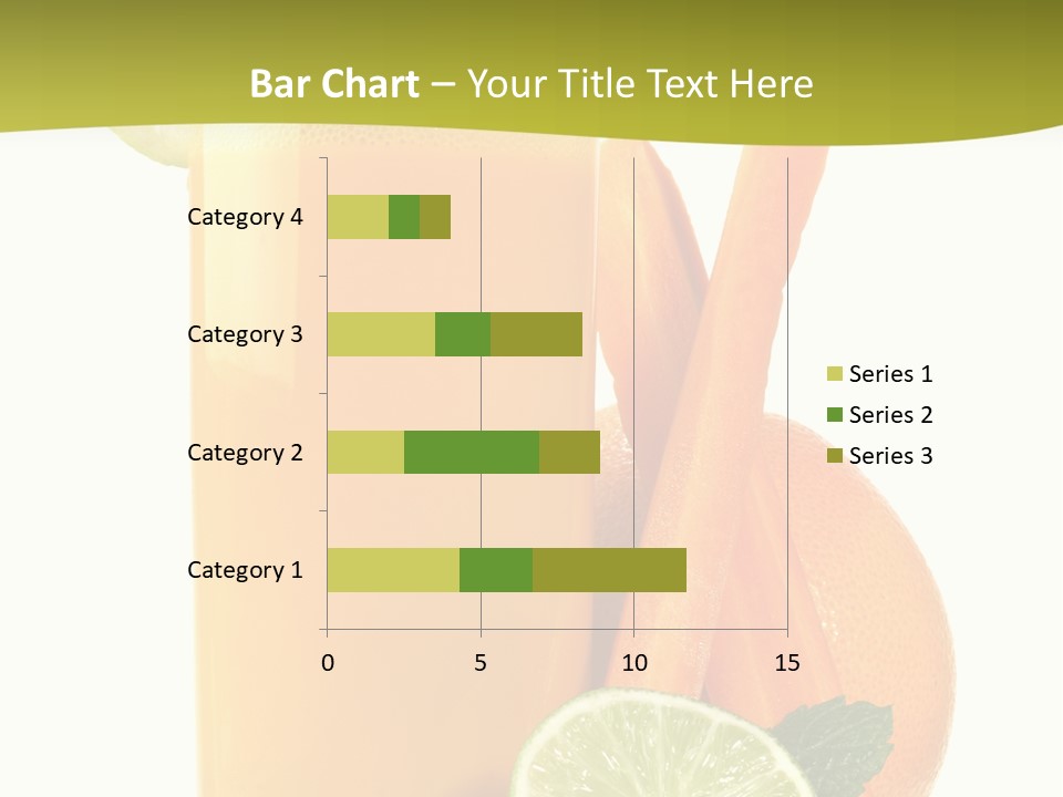Carrot Crystal Drink PowerPoint Template