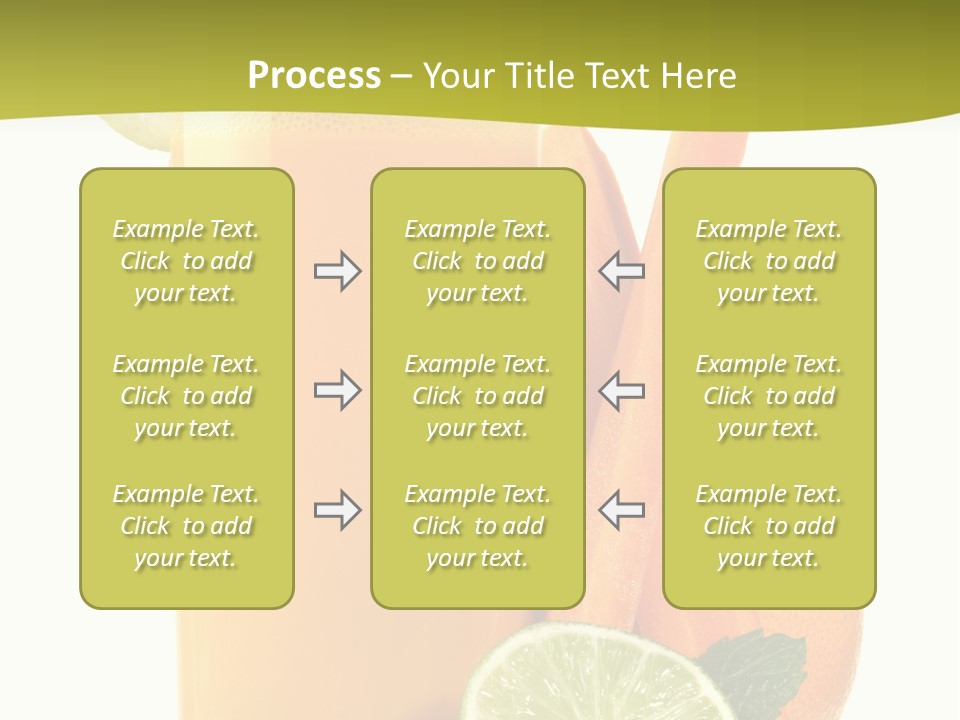 Carrot Crystal Drink PowerPoint Template