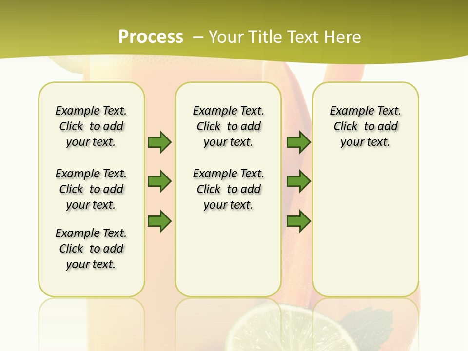Carrot Crystal Drink PowerPoint Template