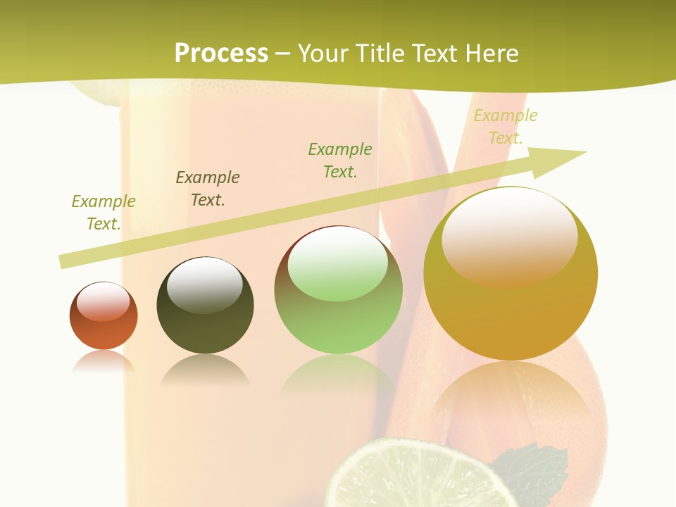 Carrot Crystal Drink PowerPoint Template