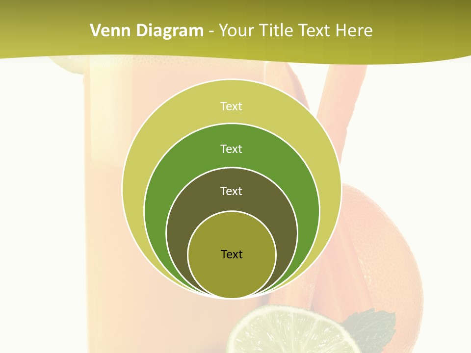 Carrot Crystal Drink PowerPoint Template