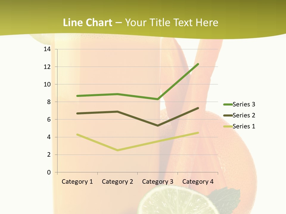 Carrot Crystal Drink PowerPoint Template