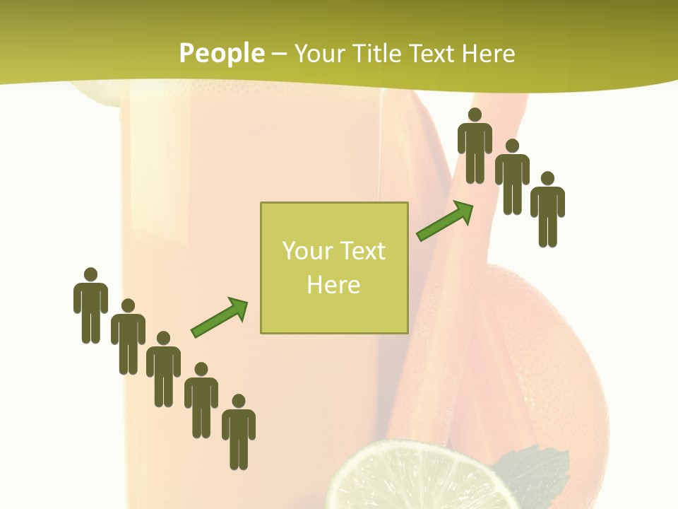 Carrot Crystal Drink PowerPoint Template