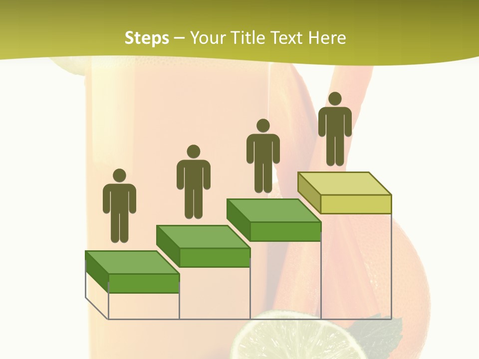 Carrot Crystal Drink PowerPoint Template