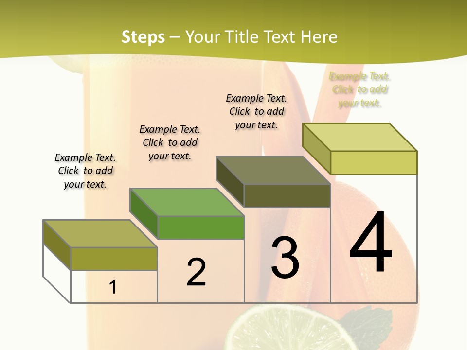 Carrot Crystal Drink PowerPoint Template