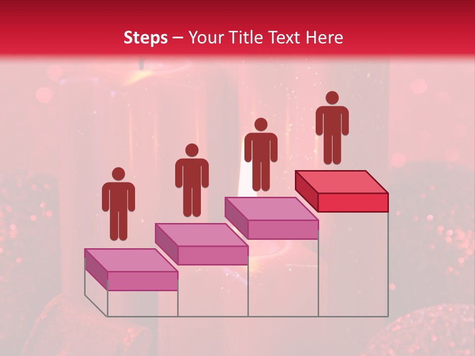 Xmas Baubles Blur PowerPoint Template