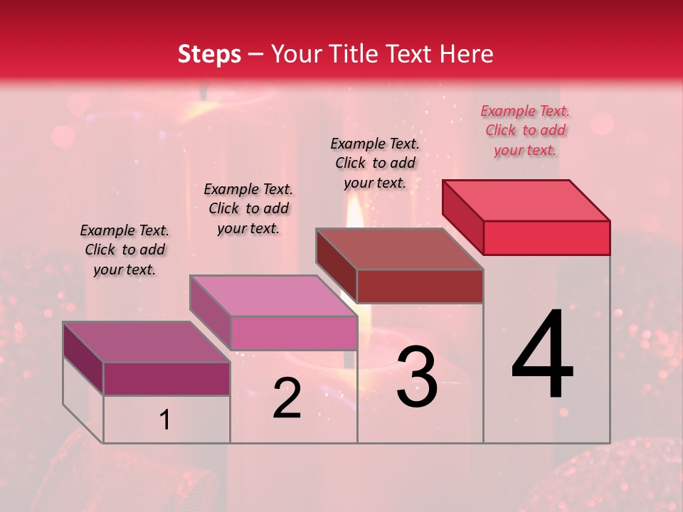 Xmas Baubles Blur PowerPoint Template