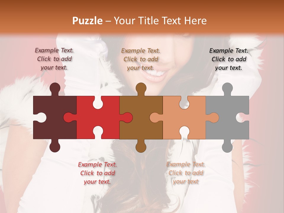 Gloves Young Joy PowerPoint Template