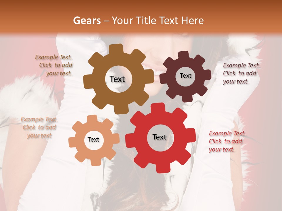 Gloves Young Joy PowerPoint Template