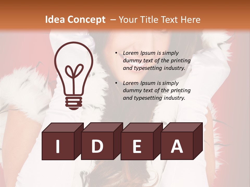 Gloves Young Joy PowerPoint Template