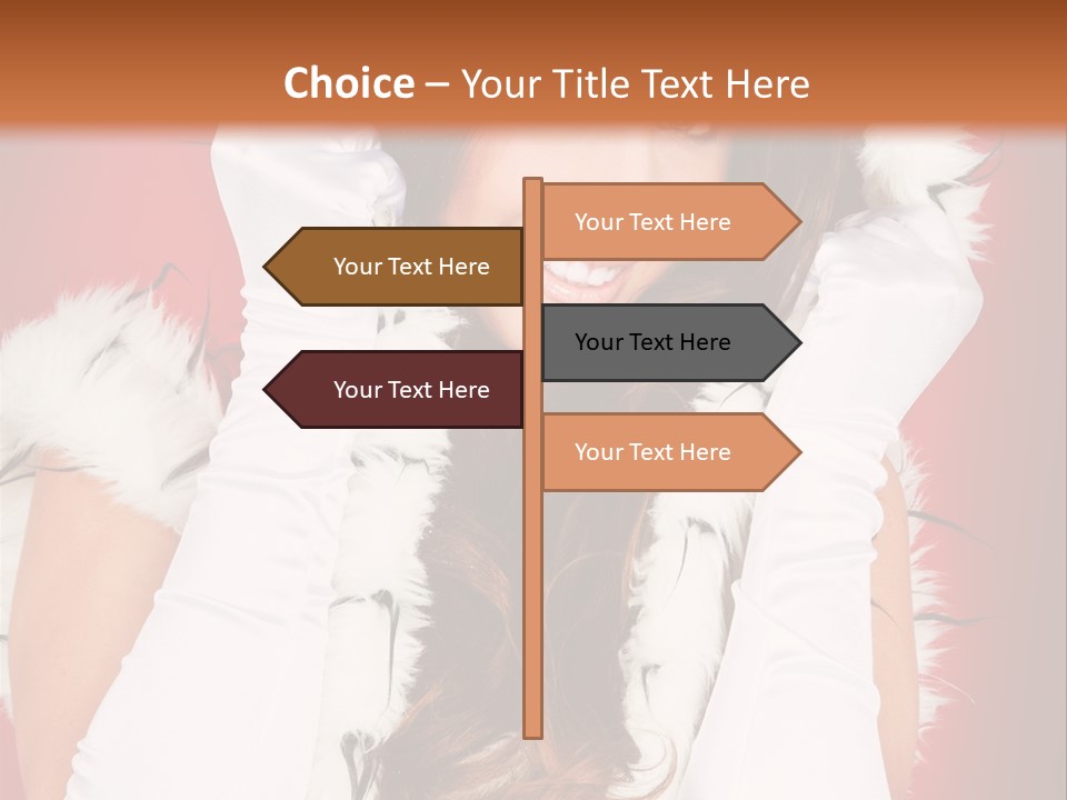 Gloves Young Joy PowerPoint Template