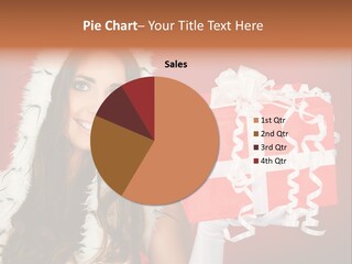 Colorful Gift Red PowerPoint Template