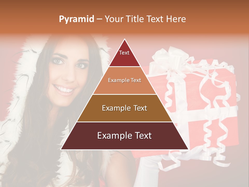 Colorful Gift Red PowerPoint Template