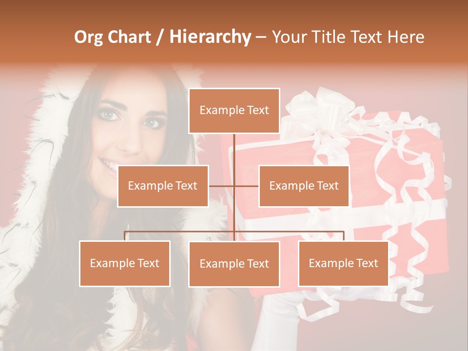 Colorful Gift Red PowerPoint Template