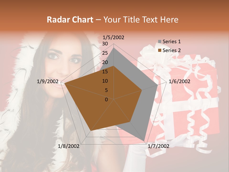 Colorful Gift Red PowerPoint Template