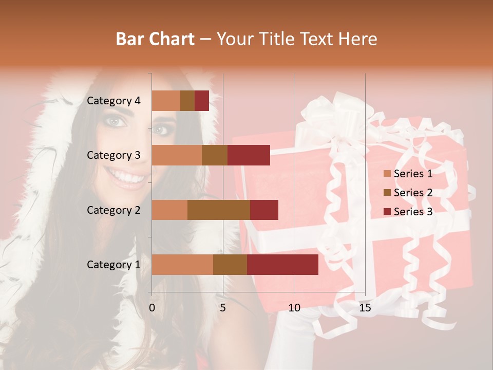 Colorful Gift Red PowerPoint Template