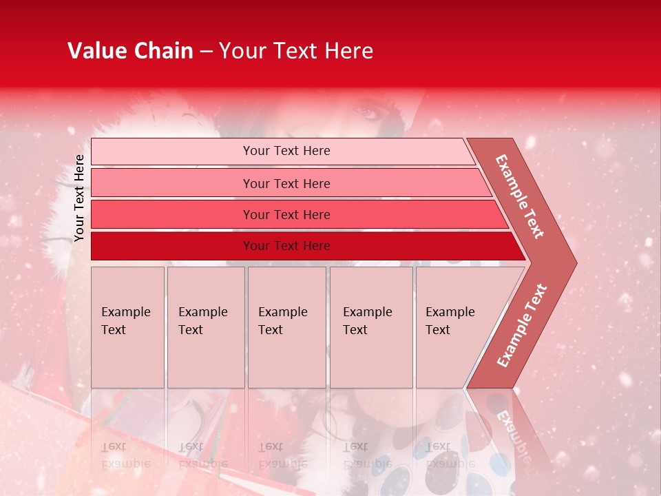Woman Winter Xmas PowerPoint Template