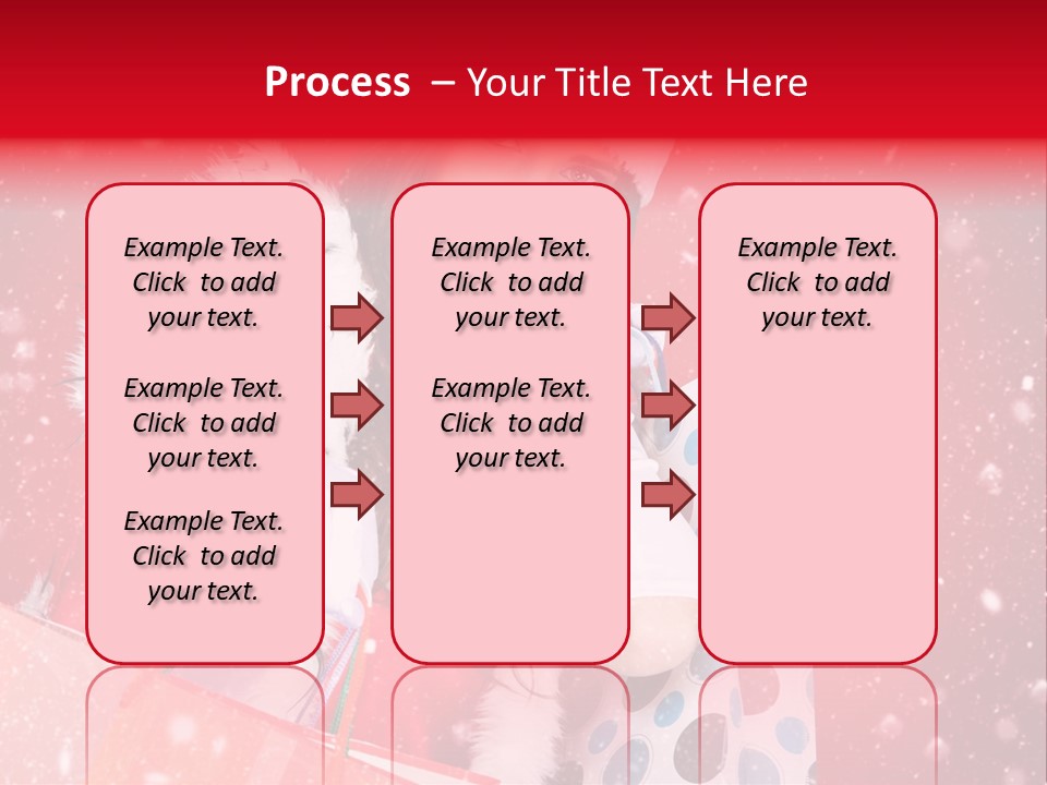 Woman Winter Xmas PowerPoint Template