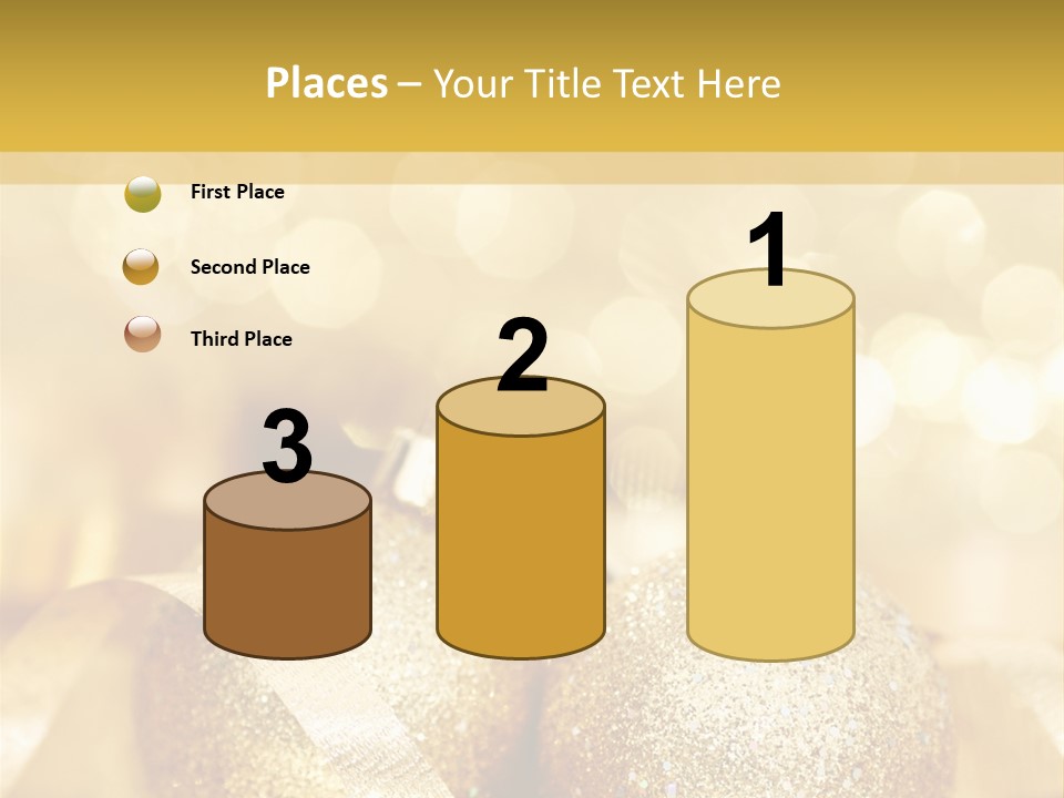 Yellow Sphere Celebrate PowerPoint Template