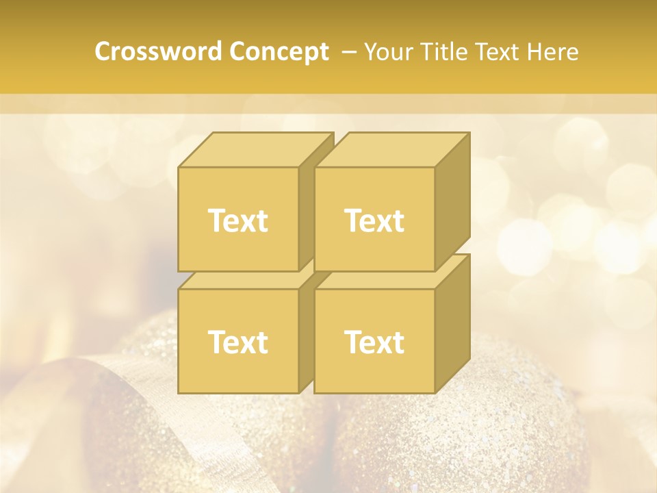 Yellow Sphere Celebrate PowerPoint Template