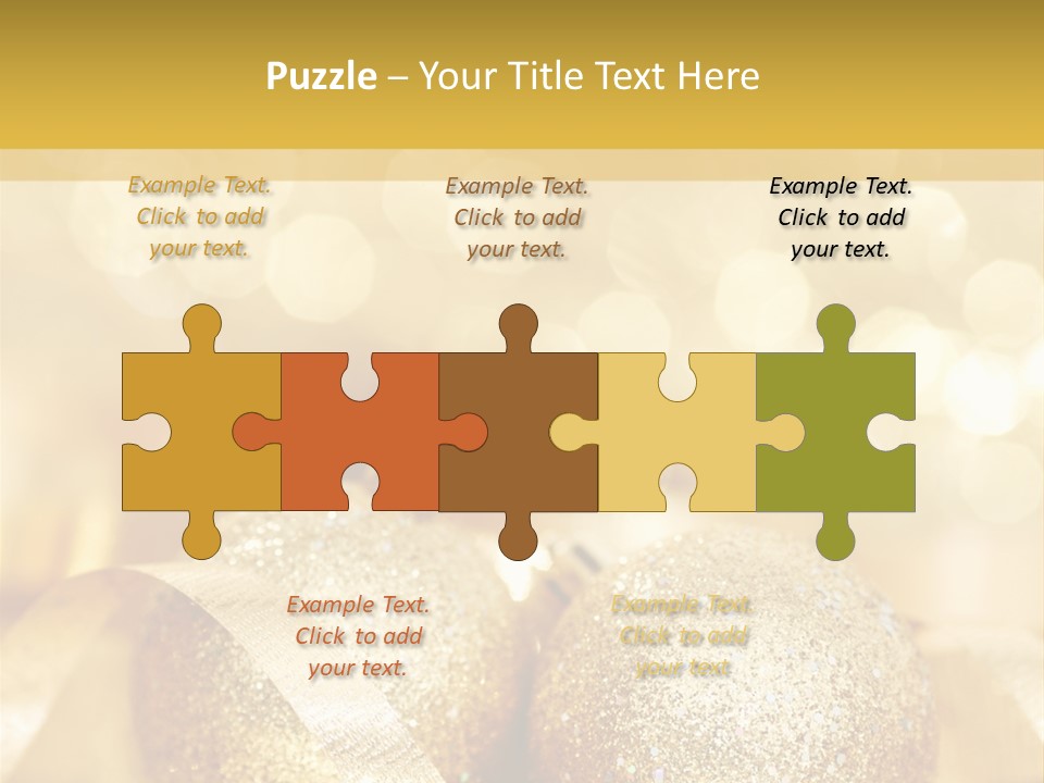 Yellow Sphere Celebrate PowerPoint Template