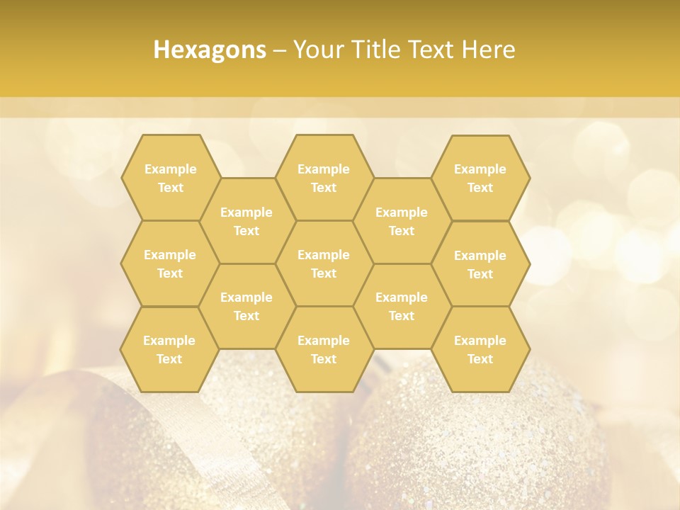 Yellow Sphere Celebrate PowerPoint Template