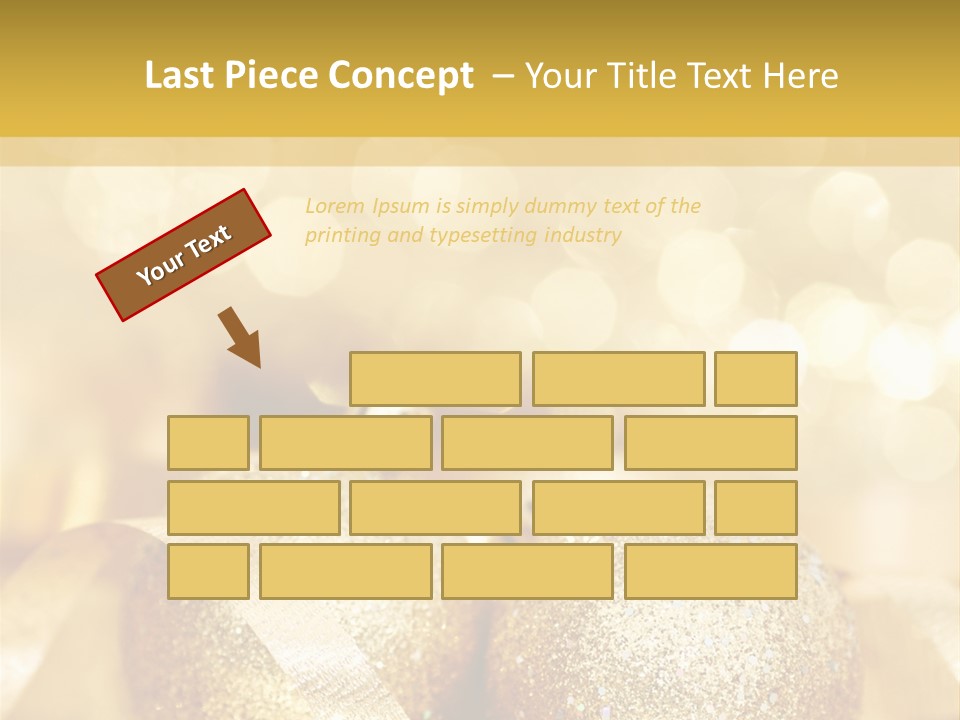 Yellow Sphere Celebrate PowerPoint Template