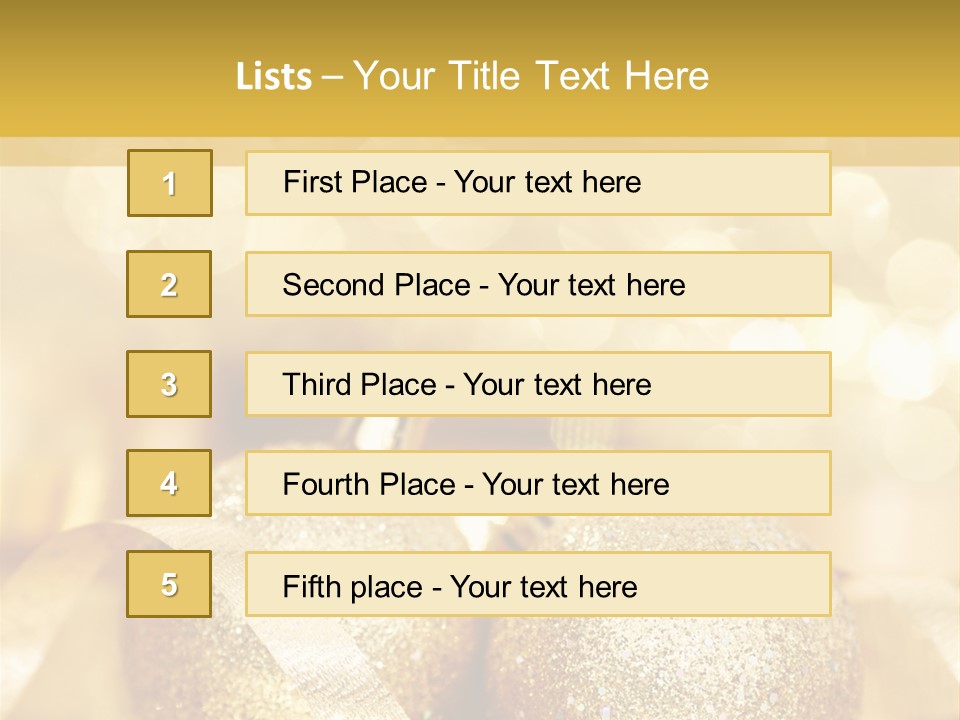 Yellow Sphere Celebrate PowerPoint Template