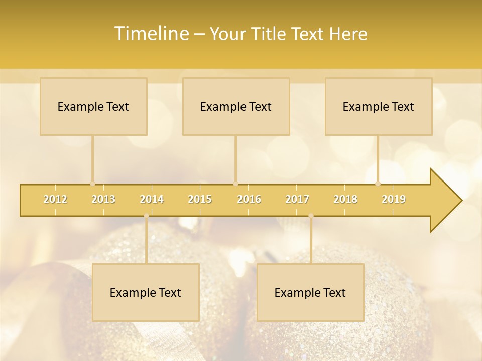 Yellow Sphere Celebrate PowerPoint Template