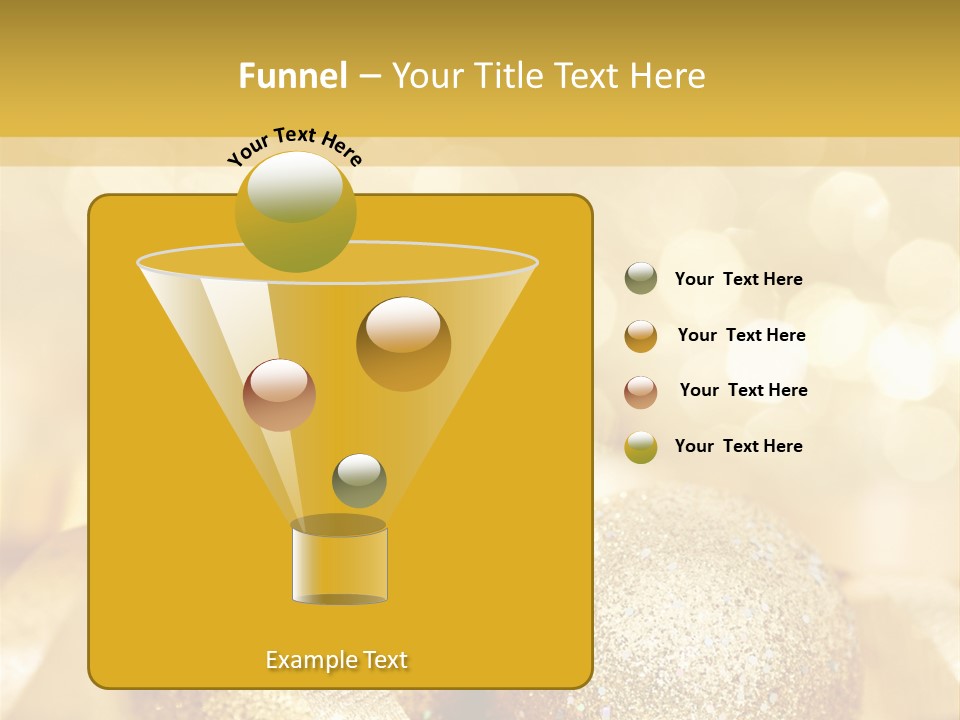 Yellow Sphere Celebrate PowerPoint Template