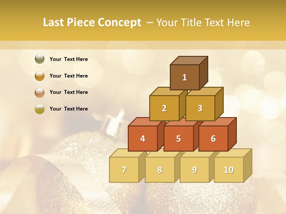 Yellow Sphere Celebrate PowerPoint Template