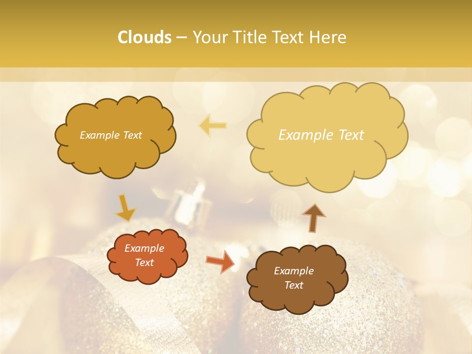 Yellow Sphere Celebrate PowerPoint Template
