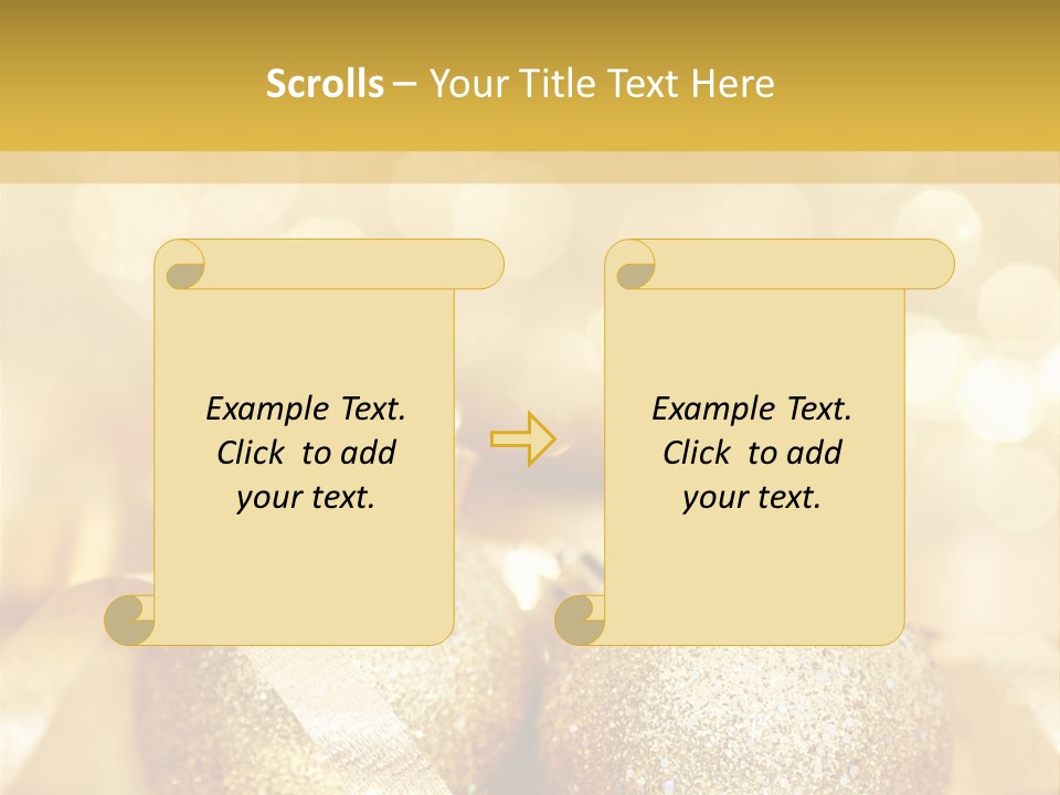 Yellow Sphere Celebrate PowerPoint Template